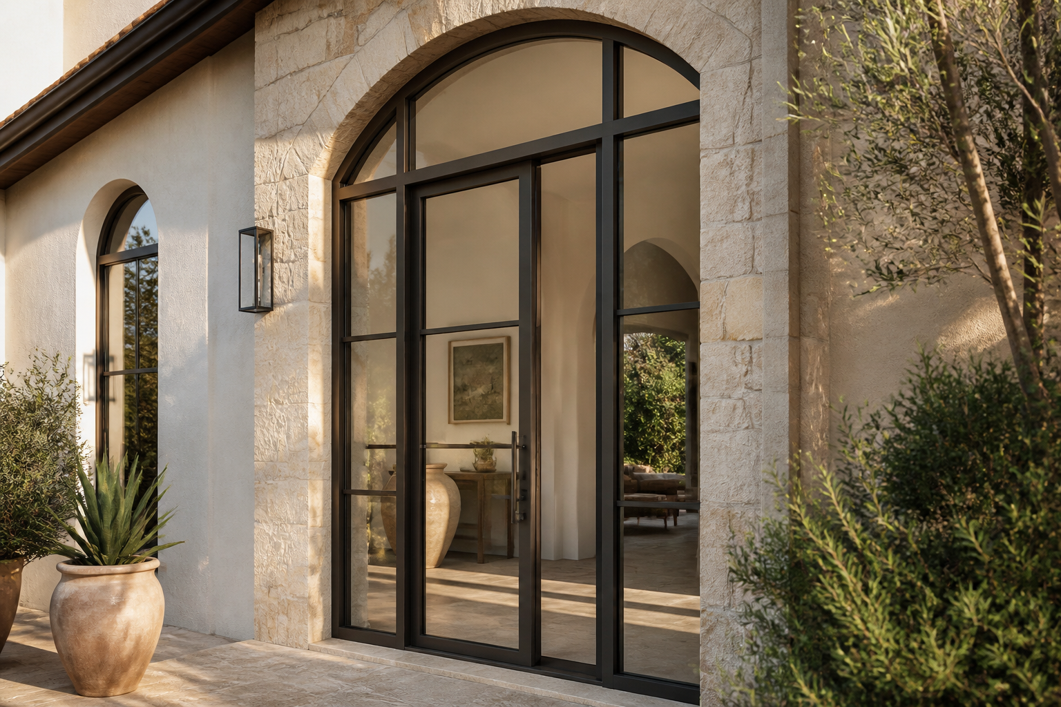 VLX 100 Arched / Custom Door in Vero Beach, FL | TruePane Windows & Doors - detail 3