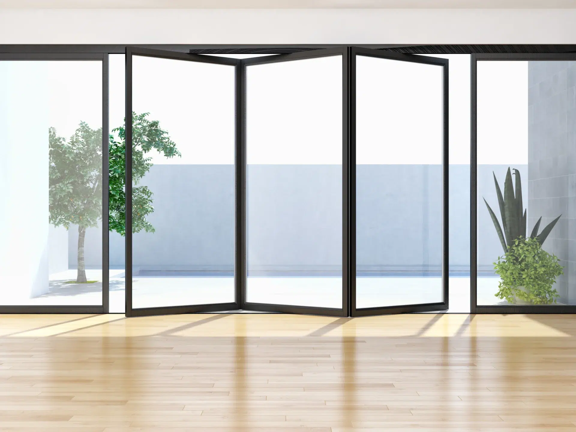 VLX 100 Bifold / Folding Door in Vero Beach, FL | TruePane Windows & Doors - detail 1