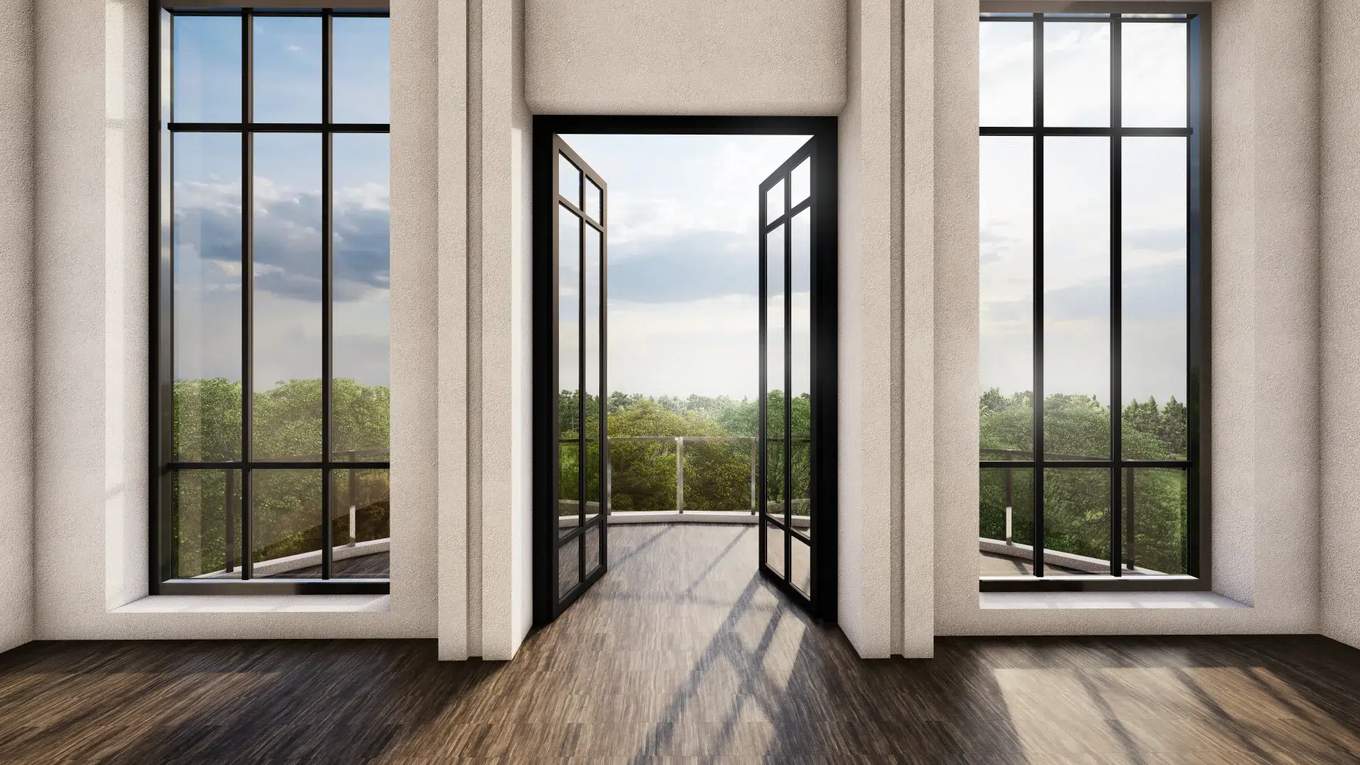 VLX 100 Double Swing / French Door in Vero Beach, FL | TruePane Windows & Doors - detail 1