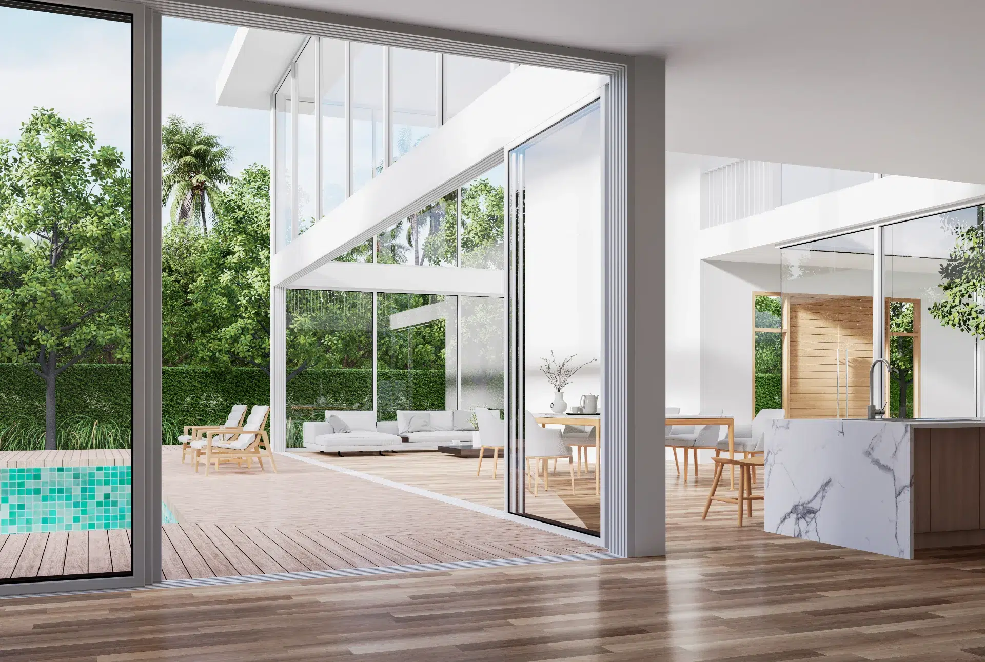 VLX 138 Panoramic Sliding Door in Vero Beach, FL | TruePane Windows & Doors - detail 1