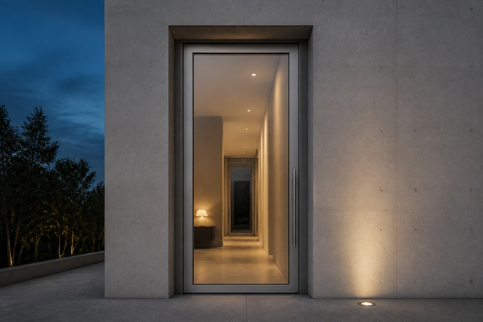VLX 100 Pivot Door in Vero Beach, FL | TruePane Windows & Doors - detail 2